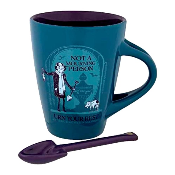Disney Parks- Haunted Mansion Gravedigger Mug and Spoon Set - Picture 3 of 3
